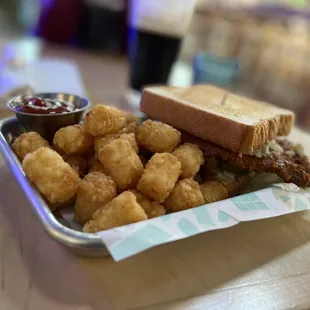 Buffalo Schnitzel Sandwich