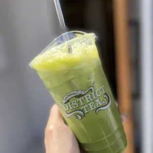 Green Thai Milk Tea Lrg - $5.75
