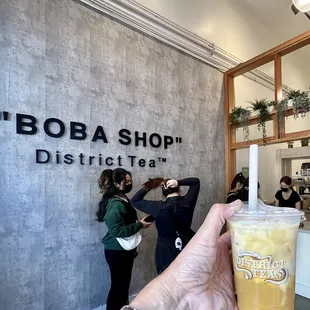 Twin Peaks Fruit Tea added Oat &amp; that boba vibes...