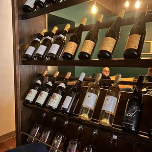 Selection of the wine