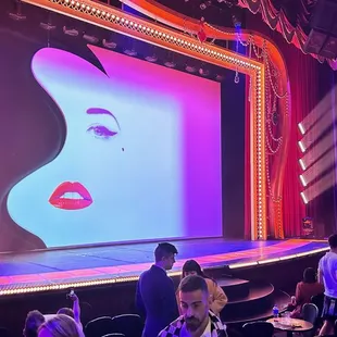 A shot of the stage after the show was over.