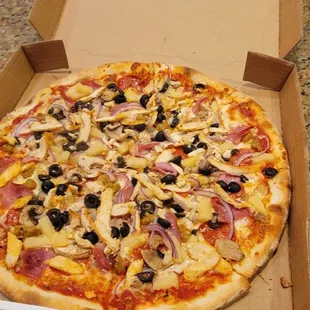 Custom made 7 - topping 14&quot;