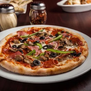 Ditali&apos;s Deluxe New York style pizza!
