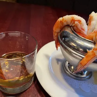 Coconut Shrimp and Bourbon