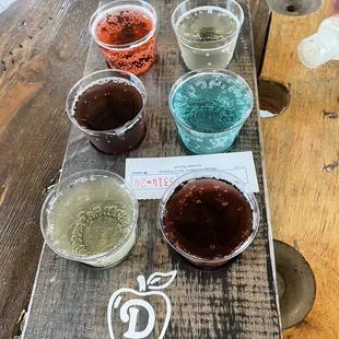 Cider flight