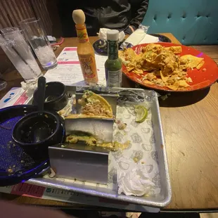 Carnitas Taco &amp; Cheeseburger Nachos