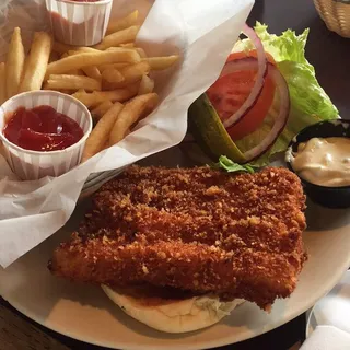 Batter Dipped Fish Sandwich