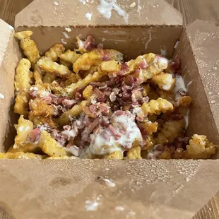 Bacon Cheese and Ranch Fries