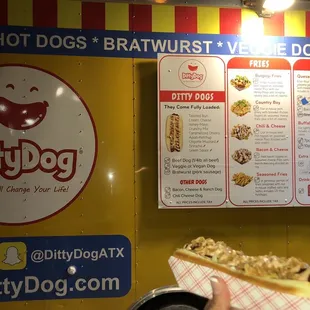 Loaded, minus the spicy sauces.