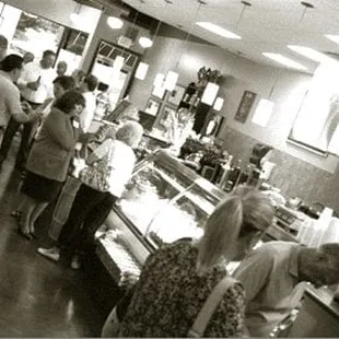 customers at counter