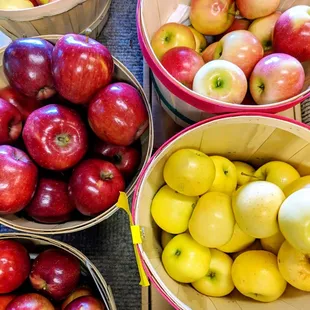 Locally grown apples