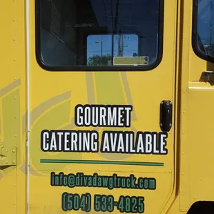 the side of the truck