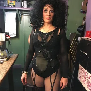 Every once in a while Cher pops in