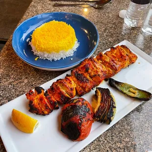 Chicken Kabob Plate