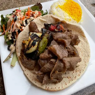 Beef and Lamb Gyro Plate