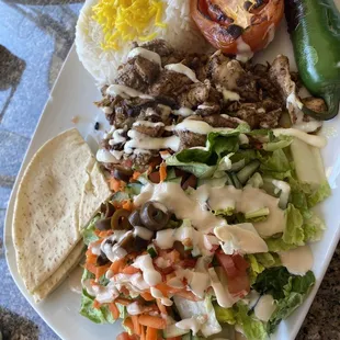 Chicken Shawarma Plate