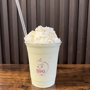 a cup of whipped cream