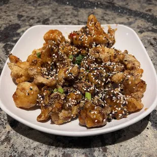 Insta @mmmashterchef   General Tso's Cauliflower