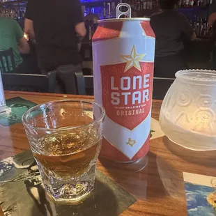 $5 beer shot combo during HH!