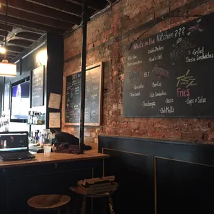 Chalkboard sign with specials