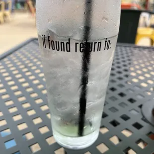 Like the water glass