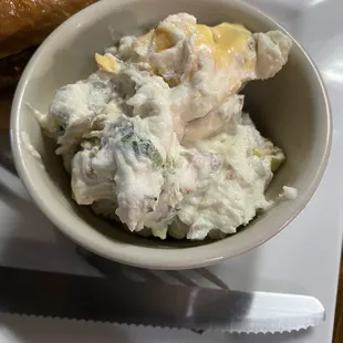 Loaded potato salad side