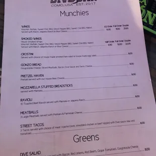 Menus