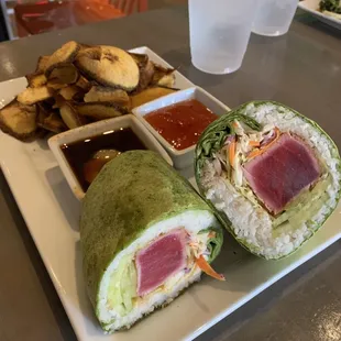 Ahi Tuna Wrap