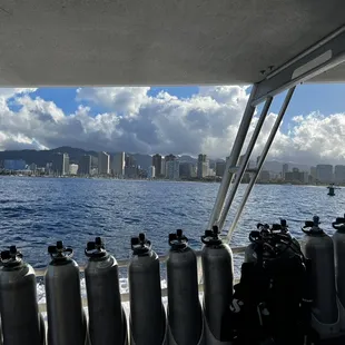 Tank arrangement on the Boat.