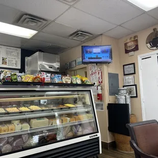 a display of food