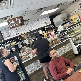 customers waiting for their order