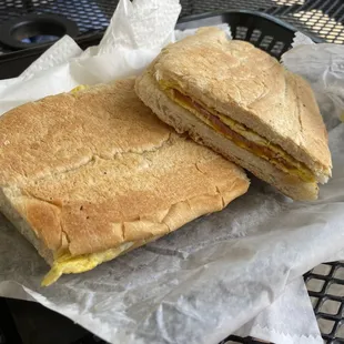 Two Eggs and Prosciutto Sandwich
