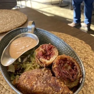 Ruben Egg Rolls