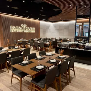 interior, sushi and sashimi