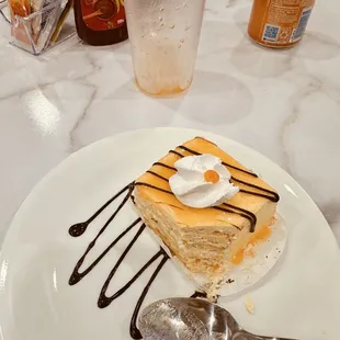 Orange layer cake excellent