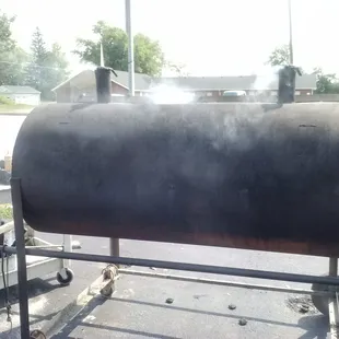 Look for the smoker and large sign so you don&apos;t drive past.