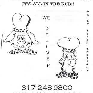 Menu cover
