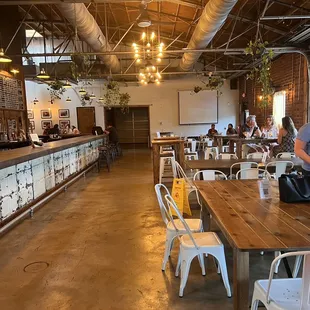 people sitting at the bar