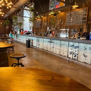 Bar front.