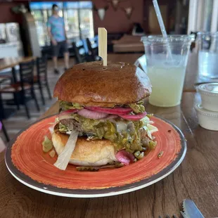 Guac You Know About Green Chili impossible Burger