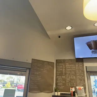 Inside menus above too!