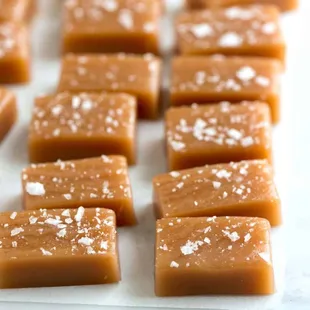 Bourbon Sea Salt Caramels