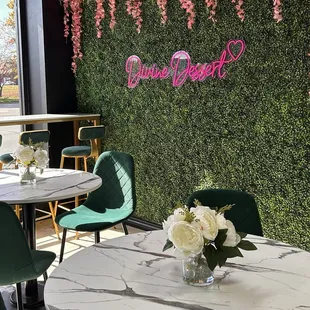 Part of the sitting area.