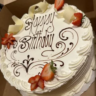 Pink Champagne birthday cake.