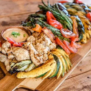 Balsamic Roasted Heirloom Vegetable Board