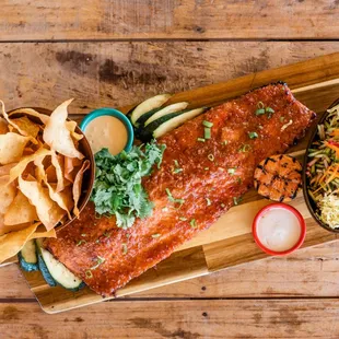 Sweet Chili Salmon Platter