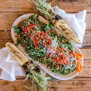 Corn and Arugula Salad