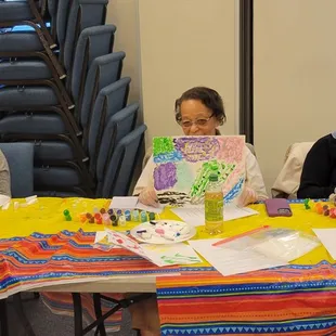 Women attending my "Painting Your Call" Art 4 Healing Workshop