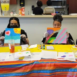 Women attending my "Painting Your Call" Art 4 Healing Workshop