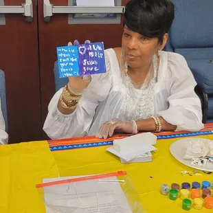 Women attending my "Painting Your Call" Art 4 Healing Workshop